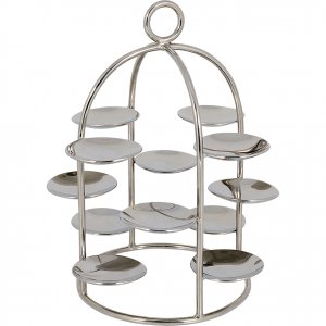 GreenGate Mini cake holder silver (26 x 16 cm) - Etagere