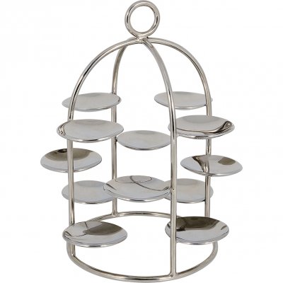 GreenGate mini taartstandaard houder silver (26 x 16 cm) - Etagere