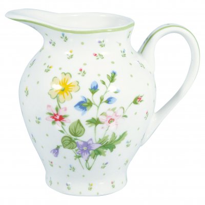 GreenGate Creamer round Fiola white (350ml)