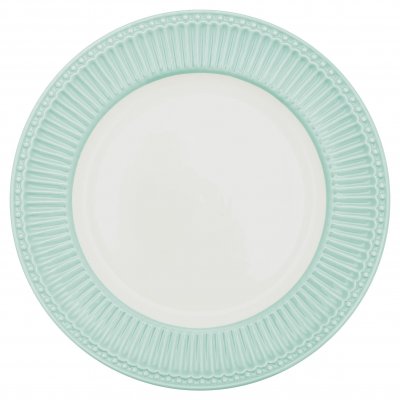 GreenGate Dinerbord Alice cool mint (Ø26.5 cm)