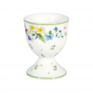 GreenGate Eierbecher (Egg cup) Karolina white (6.5 x 5.5 cm)