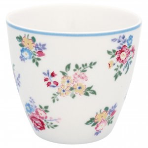 GreenGate Latte cup Elena petit white 9x10 cm (350 ml)