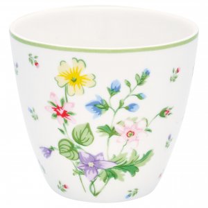 GreenGate Latte cup Fiola white 9x10 cm (350 ml)