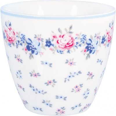 GreenGate Latte cup (Becher) Laura petit white 9x10 cm (350 ml)