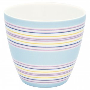 GreenGate Latte cup (Beker) Nera lichtblauw 9x10 cm (350 ml)