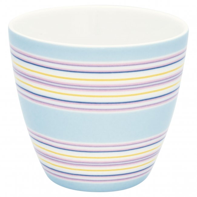 GreenGate Latte cup (Beker) Nera lichtblauw 9x10 cm (350 ml) - Klik op de afbeelding om het venster te sluiten