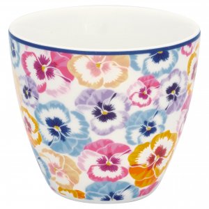 GreenGate Latte cup (Beker) Anine roze 9x10 cm (350 ml)