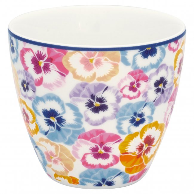 GreenGate Latte cup (Beker) Anine roze 9x10 cm (350 ml) - Klik op de afbeelding om het venster te sluiten