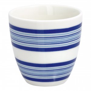 GreenGate Espressokopje (Mini Latte cup) Helen blauw 7x7 cm (130 ml)