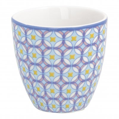 GreenGate Espressobecher (Mini Latte Cup) Lola pale blue 7x7 cm (130 ml)