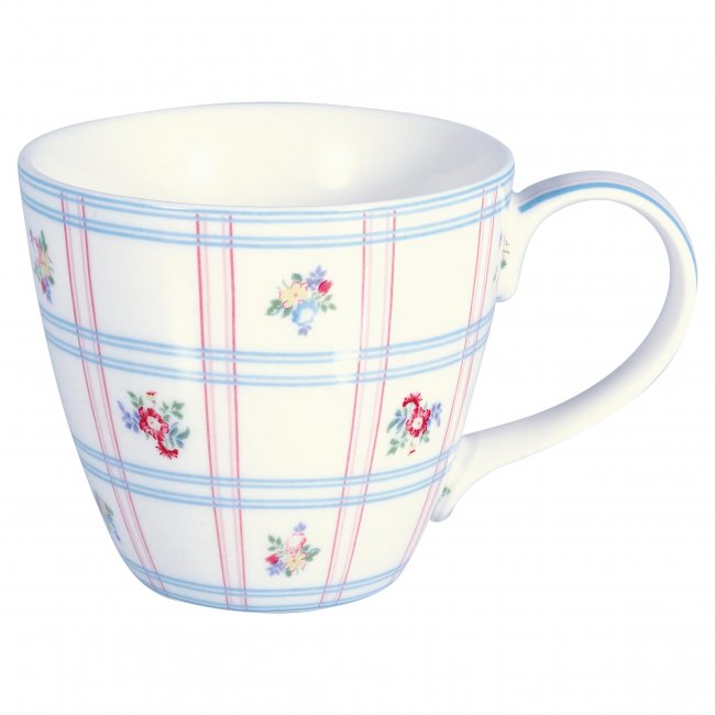 GreenGate Koffiemok Gaby wit (350 ml) - Klik op de afbeelding om het venster te sluiten