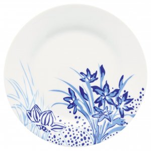 GreenGate Teller (Lunch Plate) Kristel blue (Ø20.5 cm)