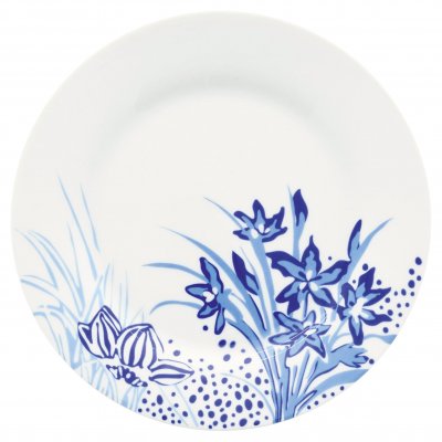 GreenGate Lunch plate Kristel blue (Ø20.5 cm)