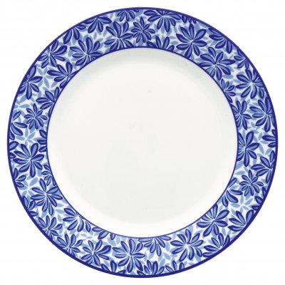 GreenGate Lunch plate Linea blue (Ø20.5 cm)