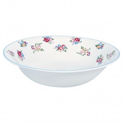 GreenGate Salad bowl Elena petit white (Ø26.5 cm x H 7 cm)