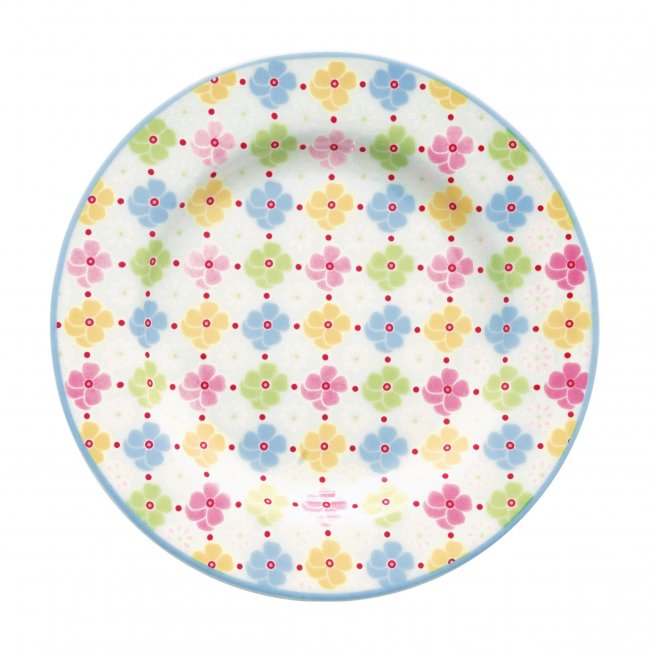 GreenGate Gebaksbordje (Small Plate) Edie wit (Ø15 cm) - Klik op de afbeelding om het venster te sluiten