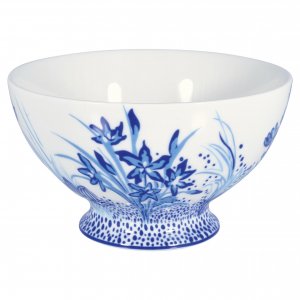 GreenGate Suppenschüssel (Soup Bowl) Kristel blue 500ml (8.5x15cm)