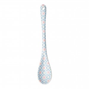 GreenGate Porcelain Spoon Suzette pale blue (L 15.5cm)