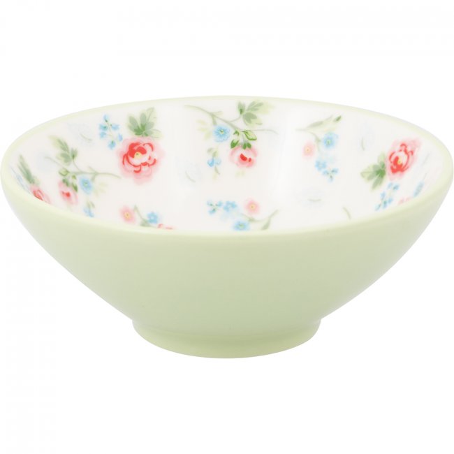 GreenGate Schaaltje - Sweets bowl pale green Alma petit inside - Limited Edition - Klik op de afbeelding om het venster te sluiten