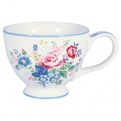 GreenGate Teacup Elina white (400 ml)