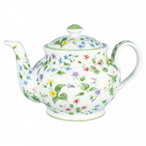 GreenGate Teapot Karolina white (1 liter)