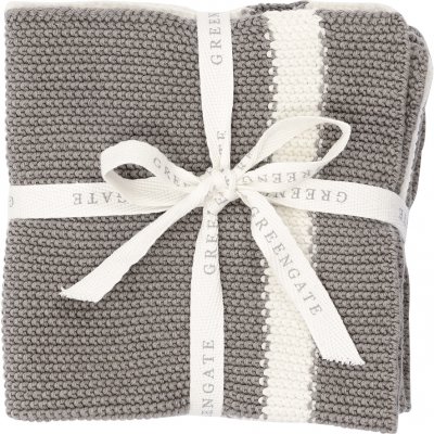 GreenGate Dish cloth Alice grey (set of 3 pcs ass)