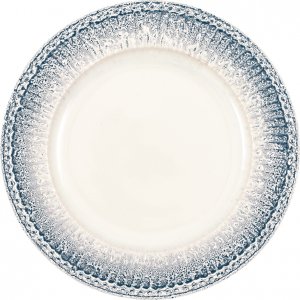 GreenGate Speiseteller - Dinnerplate Alice Ripple Blue Ø 26.5 cm