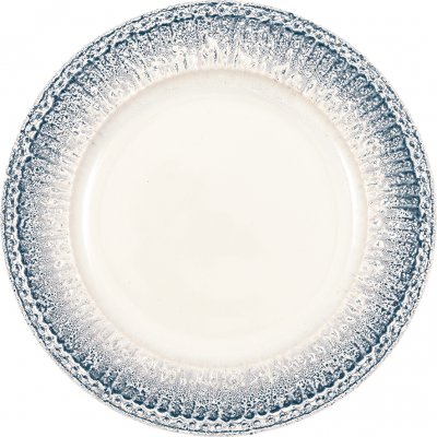 GreenGate Dinerbord Alice Ripple Blue Ø 26.5 cm