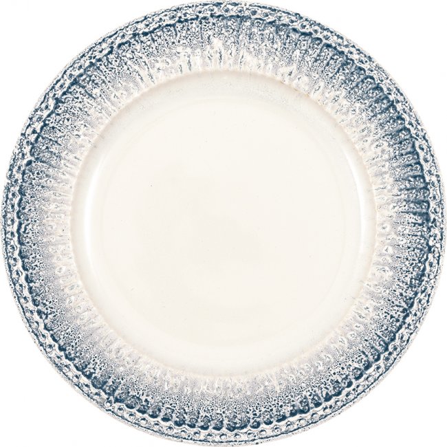 GreenGate Dinerbord Alice Ripple Blue Ø 26.5 cm - Klik op de afbeelding om het venster te sluiten