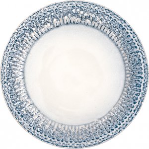 GreenGate Lunch Plate Alice Ripple Blue Ø 23 cm