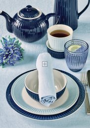 GreenGate Alice Dark Blue Dinnerware set 4-parts