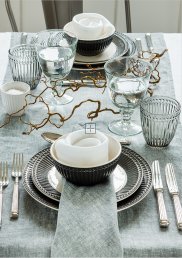 GreenGate Alice Donker Grijs Serviesset 4-delig