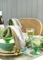 GreenGate Alice Dusty Green Dinnerware set 4-parts