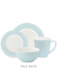 GreenGate Alice Lichtblauw Serviesset 4-delig