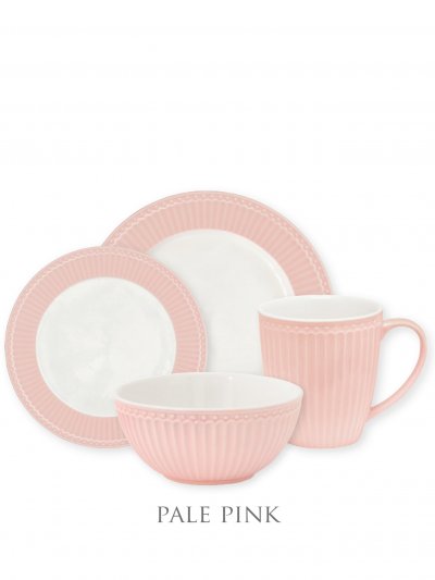 GreenGate Alice Pale Pink Geschirrset 4 tlg.