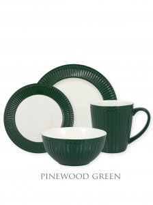 GreenGate Alice Pinewood Groen Serviesset 4-delig