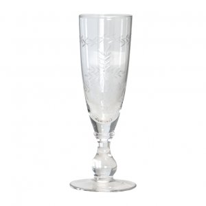 GreenGate Champagne glas mit gravur (hell) gläser Ø 6 cm, H19 cm