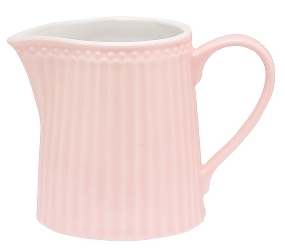 GreenGate Milchkännchen - Creamer Alice pale pink 250 ml - zum Schließen ins Bild klicken