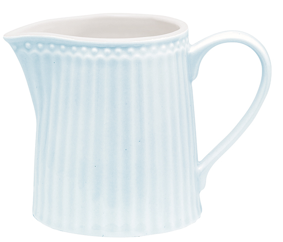 GreenGate Milchkännchen - Creamer Alice pale blue 250 ml - zum Schließen ins Bild klicken