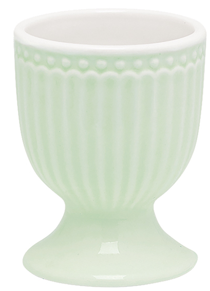 GreenGate Eierbecher - Egg cup Alice pale green Ø 5 cm H 6.5 cm - zum Schließen ins Bild klicken
