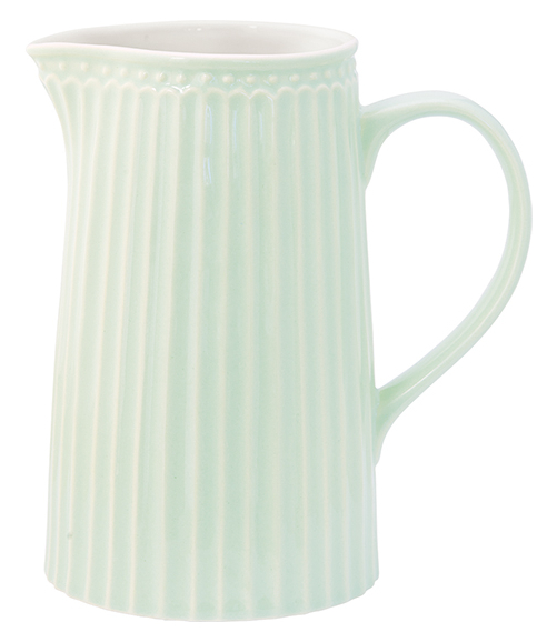 GreenGate Krug (Jug) Alice pale green (1 liter) H 17.6 cm - zum Schließen ins Bild klicken