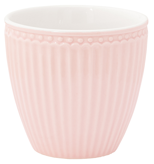 GreenGate becher (latte cup) Alice pale pink 300 ml - Ø 10 cm - zum Schließen ins Bild klicken