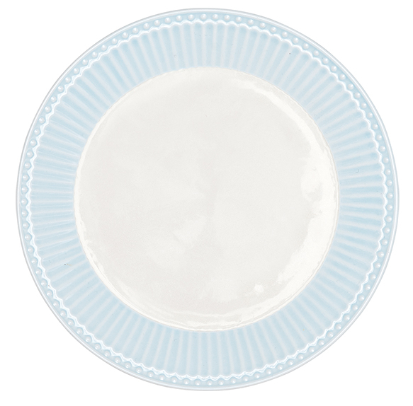 GreenGate Lunch Plate Alice pale blue Ø 23 cm - Click Image to Close