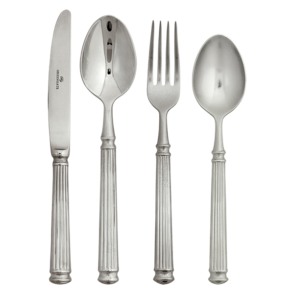 GreenGate Besteck Set - Cutlery Silber (4-er Set) - zum Schließen ins Bild klicken